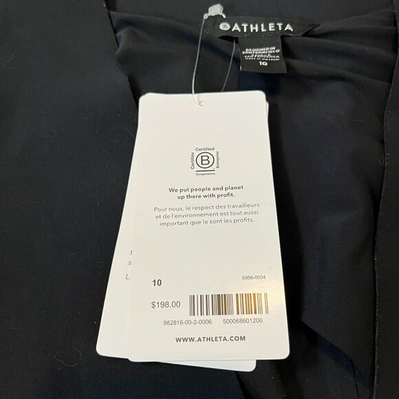 NWT! Athleta Avenue Blazer, Black Euroluxe Stretch, Size 10 - Picture 7 of 14